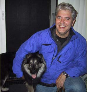 Steven and his dog Lolly