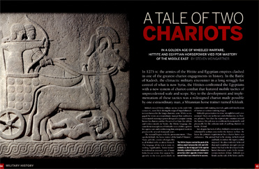 Magazine Spread "A Tale Of Two Chariots"